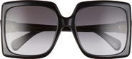 Gucci 59mm Gradient Square Sunglasses