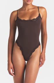 SKIMS Fits Everybody Lace Cami Bodysuit