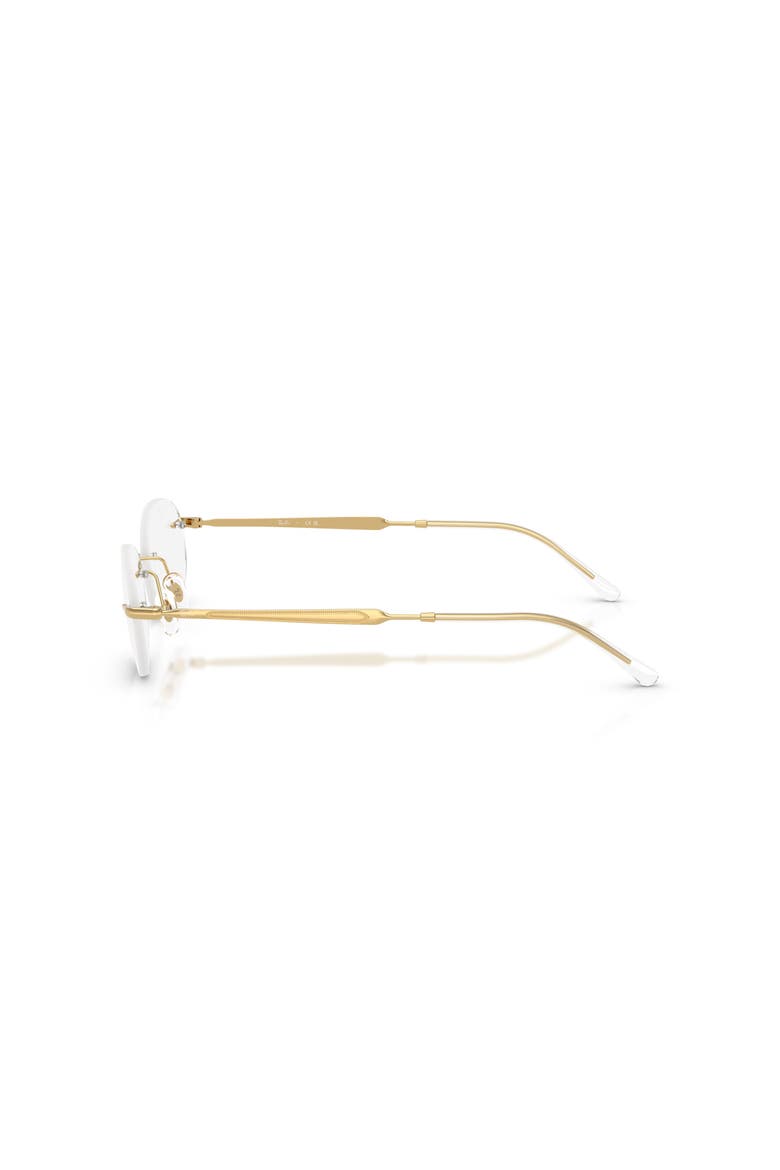 50mm Oval optical glasses, Alternate, color, Gold