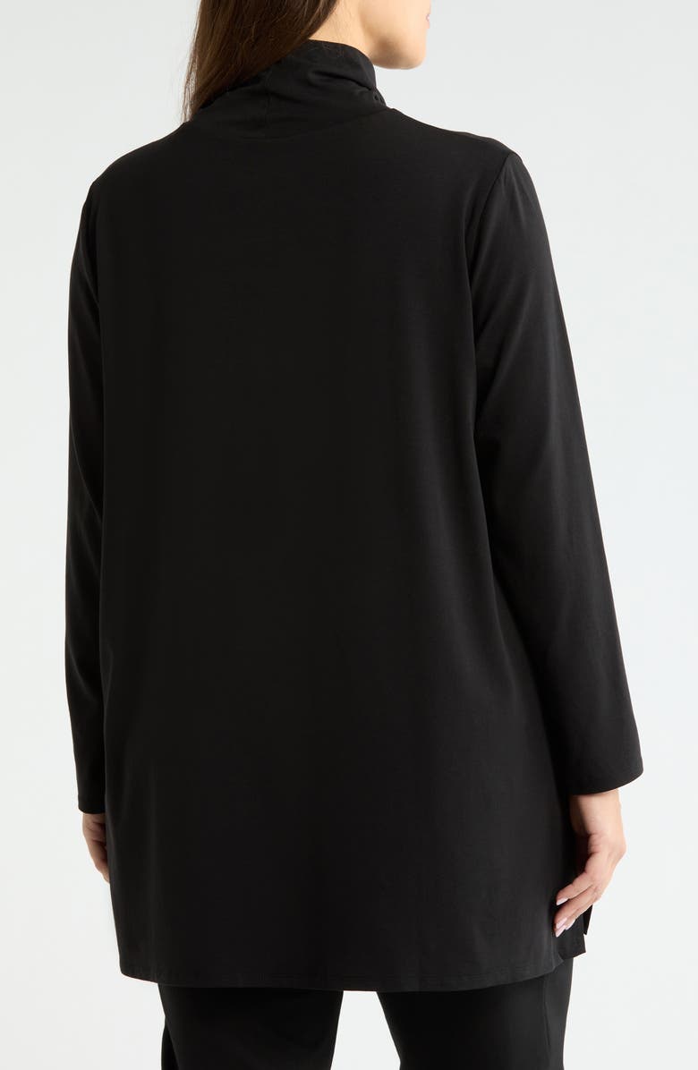 Eileen Fisher Turtleneck Tunic, Alternate, color, Black