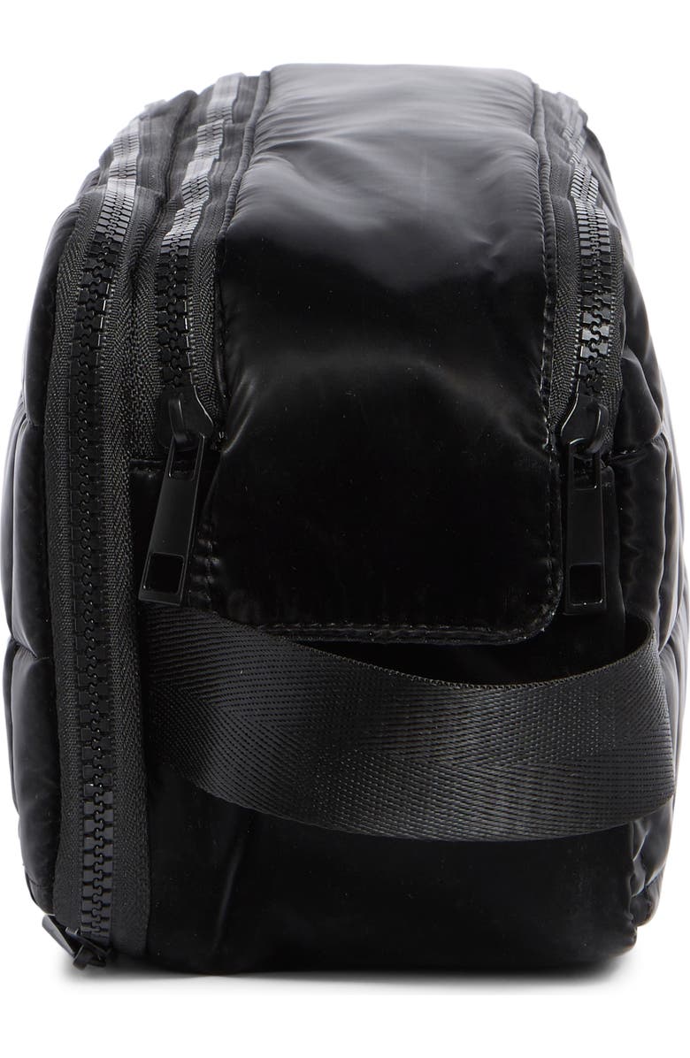 MYTAGALONGS Large Box Quilted Cosmetics Bag, Alternate, color, Black