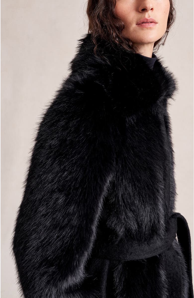 La Ligne Alpine Coat, Alternate, color, Black