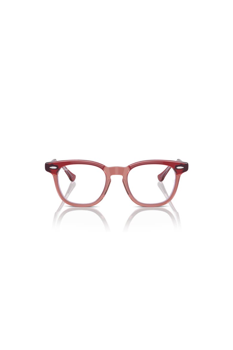 45mm Square optical glasses, Alternate, color, Red