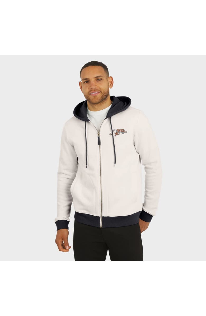 Darius Rucker Collection by Fanatics Men's Darius Rucker Collection by Fanatics Cream Cincinnati Bengals Distressed Graphics Full-Zip Hoodie, Alternate, color, Cream