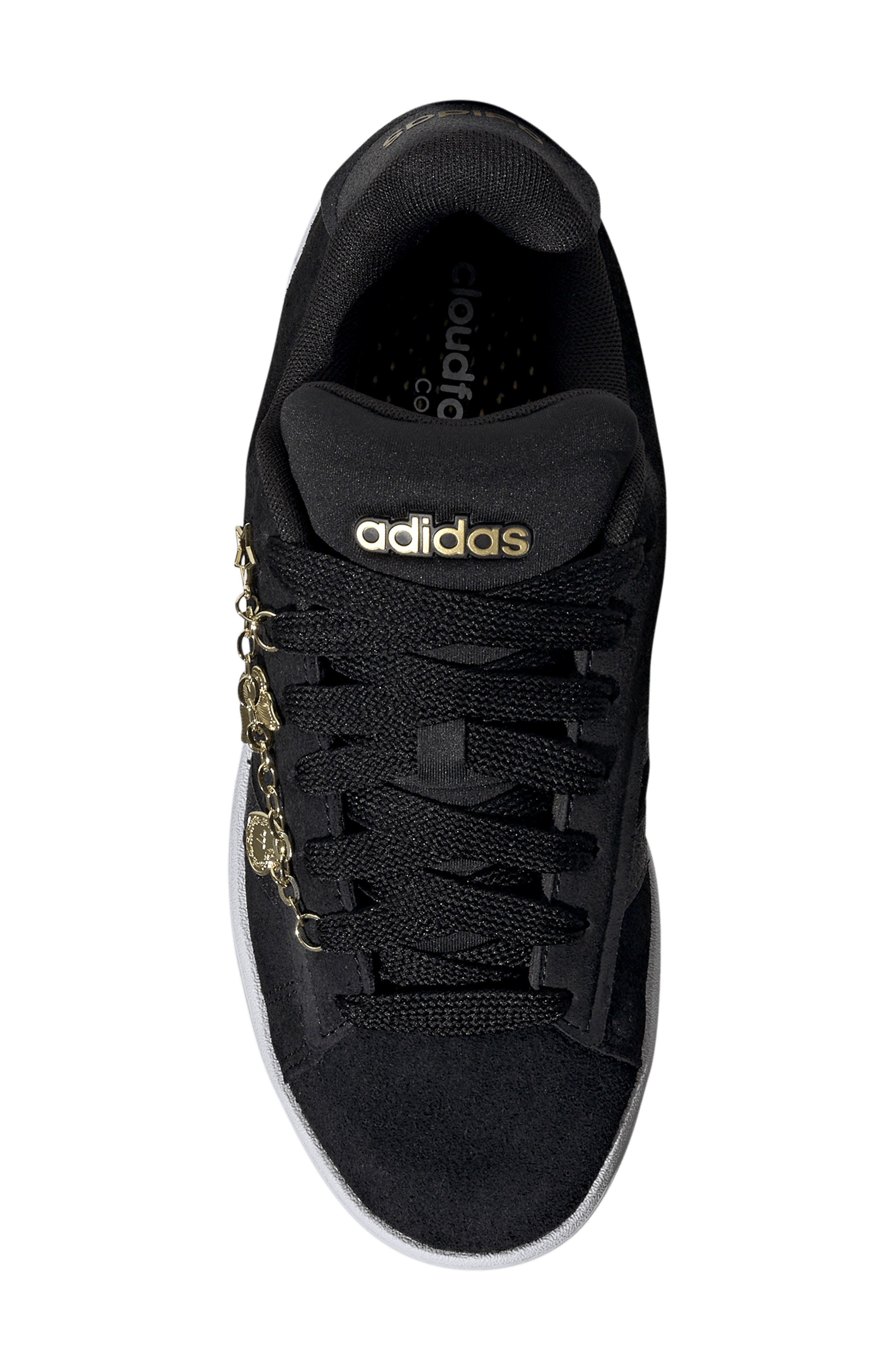 adidas Grand Court Alpha Sneaker, Alternate, color, Core Black/ Black/ White