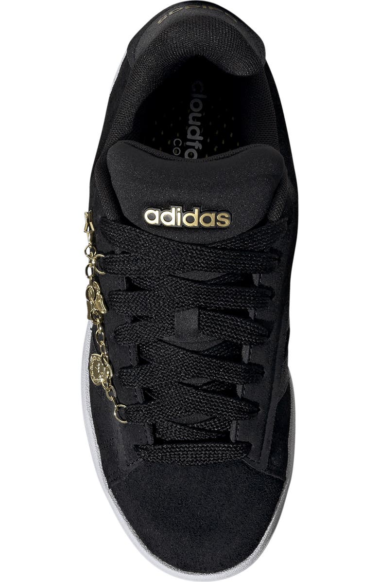 adidas Grand Court Alpha Sneaker, Alternate, color, Core Black/ Black/ White