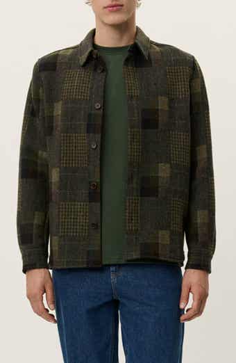 Les Deux Kody Patchwork Wool Overshirt