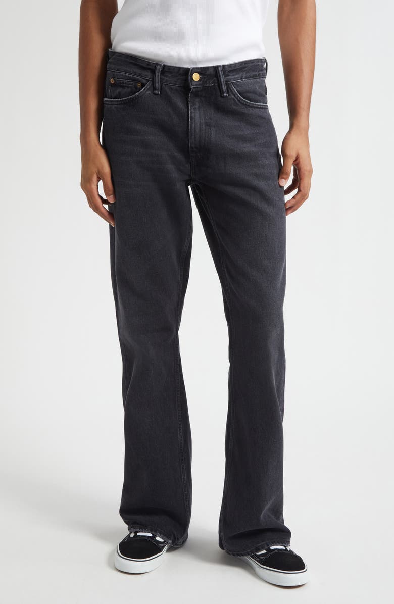 STOCKHOLM SURFBOARD CLUB Fog Bootcut Jeans, Main, color, Black