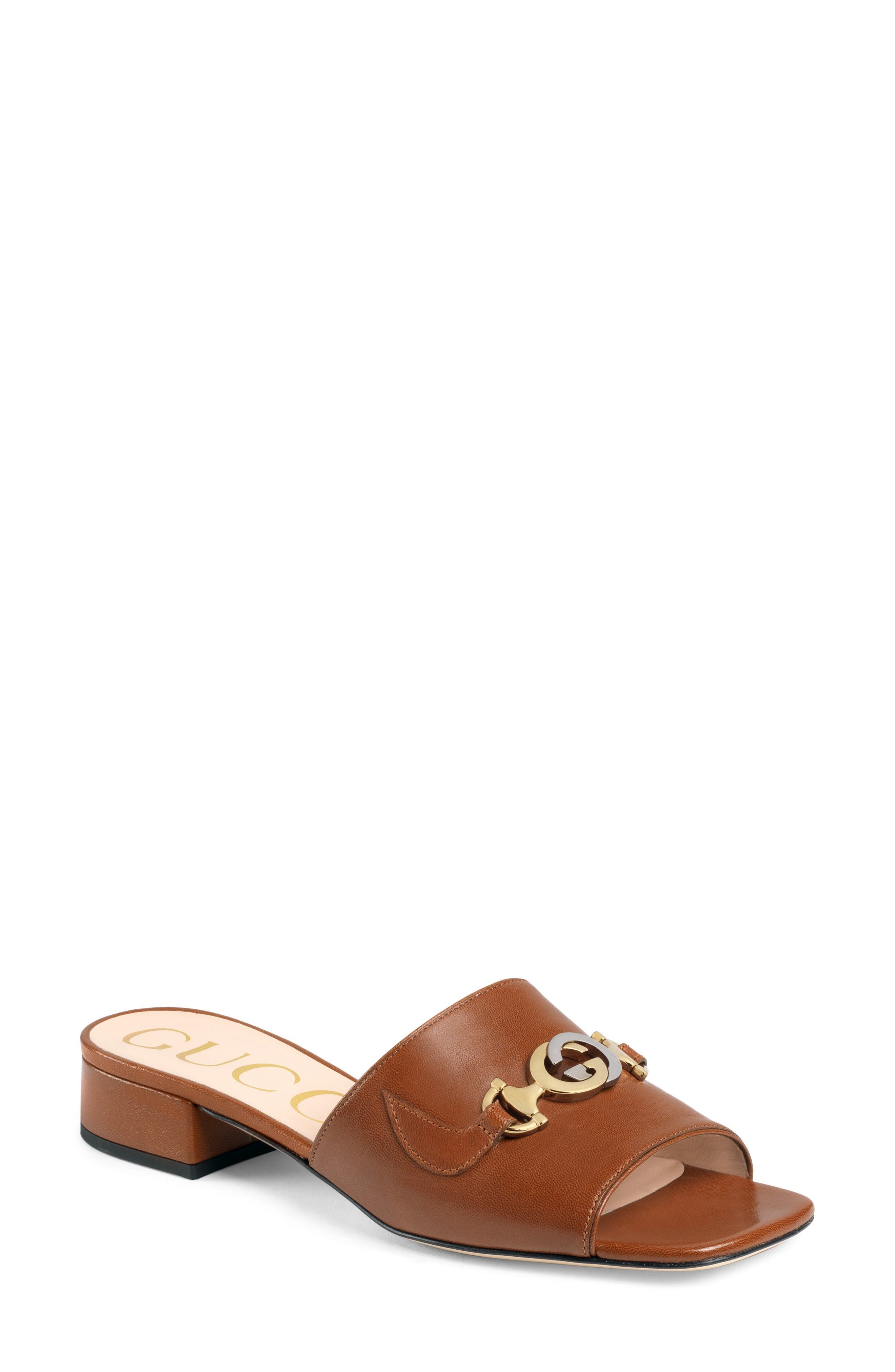 Zumi Slide Sandal, Main, color, BROWN PAPAYA