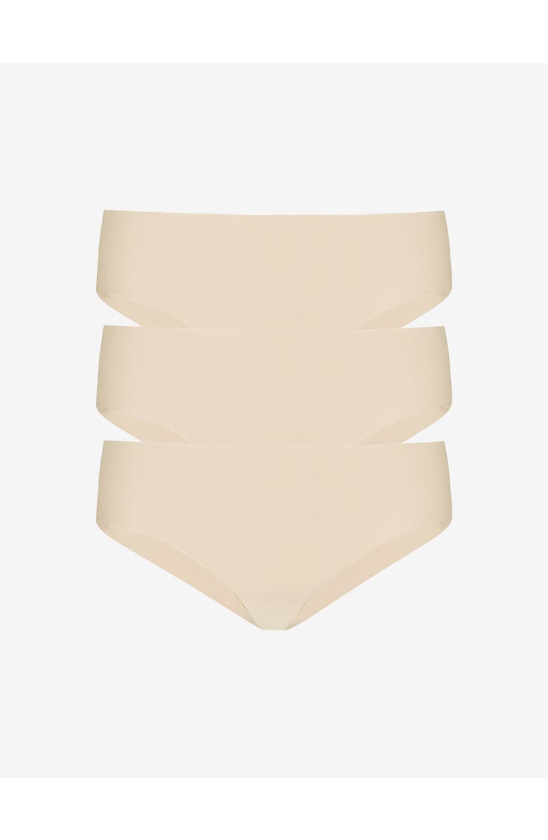 Commando Cotton Bikini 3-Pack, Alternate, color, Black