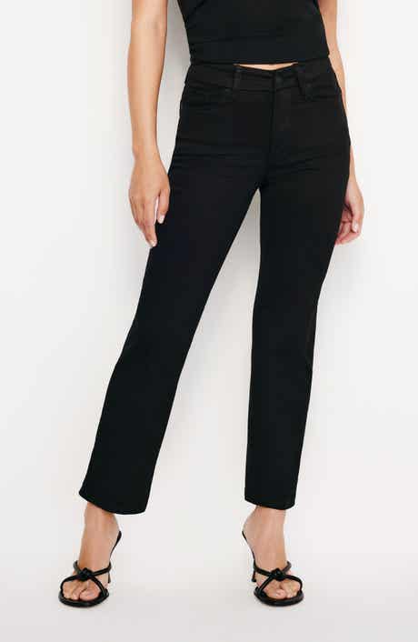 Good American Good Petite Straight Leg Jeans