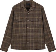 AllSaints Saru Plaid Cotton Button-Up Shirt