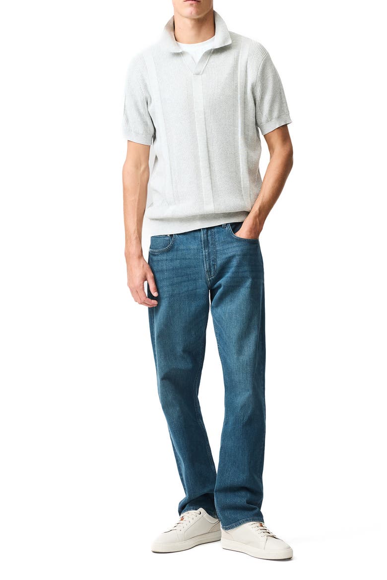 Linwood Cotton Polo, Alternate, color, STEEL