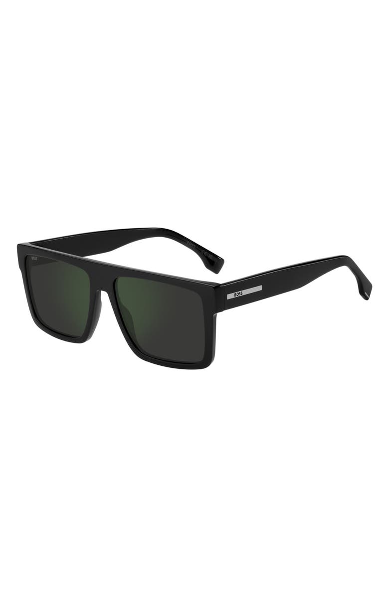 BOSS 58mm Sunglasses, Alternate, color, Black/ Gyhc Gnsp Ar
