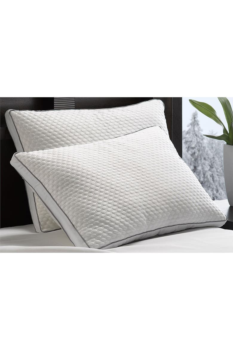 Arctic White Chill Super Cooling Jumbo Size Gel Fiber Pillow - Set of 2, Alternate, color, WHITE