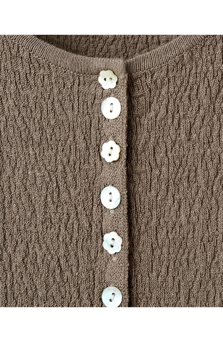 MANGO Contrast Button-Up Tank, Alternate, color, Medium Brown