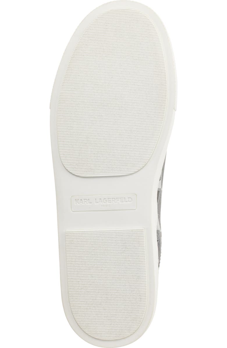 KARL LAGERFELD PARIS Cassanda Logo Print Slip-On Sneaker, Alternate, color, Mu5 - Multi/ Black