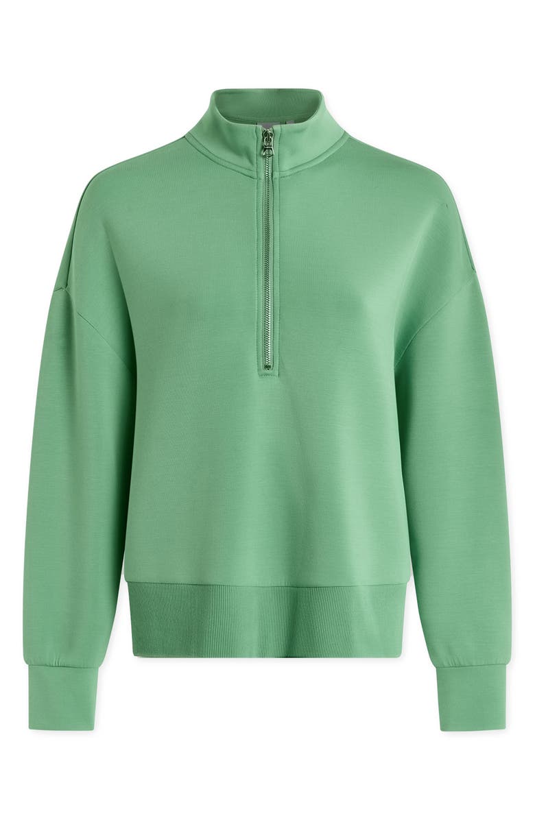Varley Mavis Half Zip Sweatshirt, Alternate, color, Green Spruce