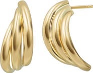 Bony Levy 14K Half Hoop Earrings