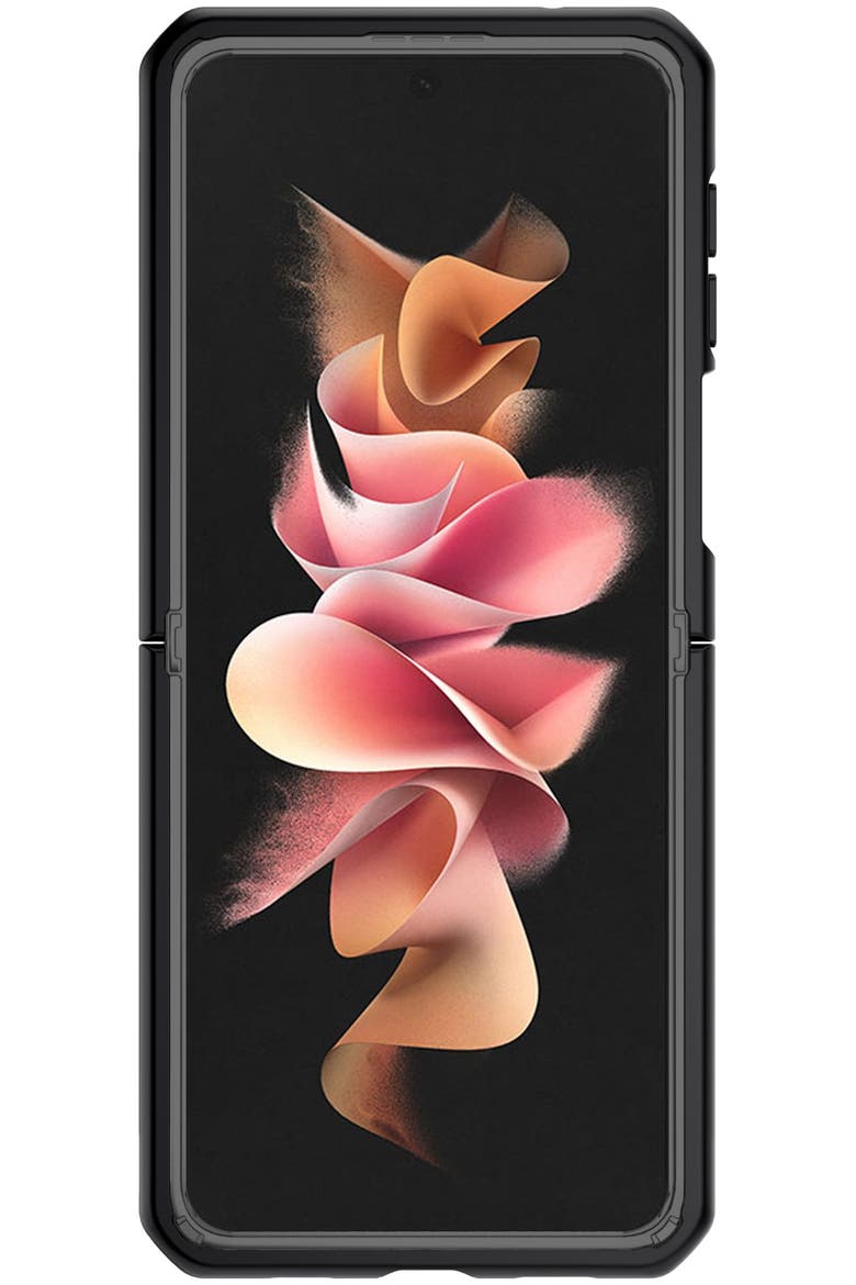 Hybrid Solid Case for Samsung Galaxy Z Flip3 5G, Alternate, color, Black