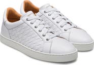Magnanni Cote Lo Woven Leather Sneaker
