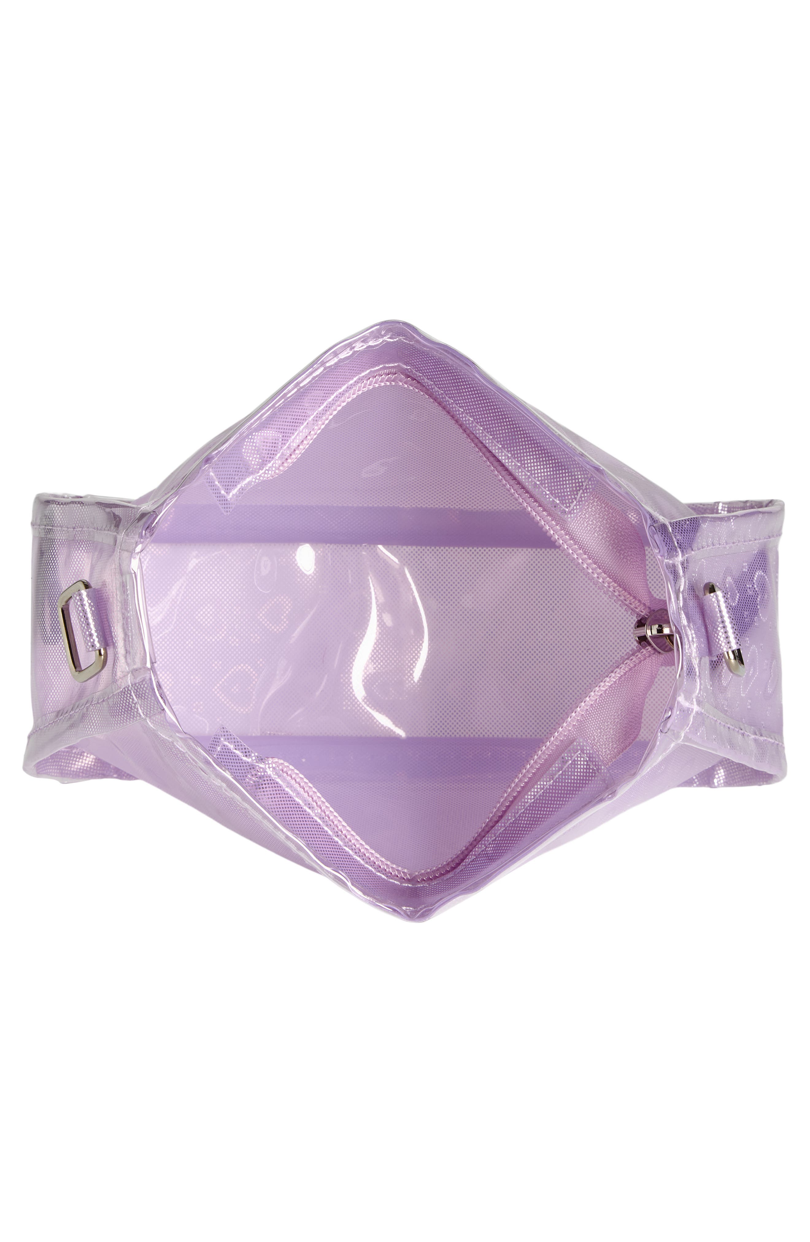 Capelli New York Kids' Heart Jelly Crossbody Bag, Alternate, color, Lilac