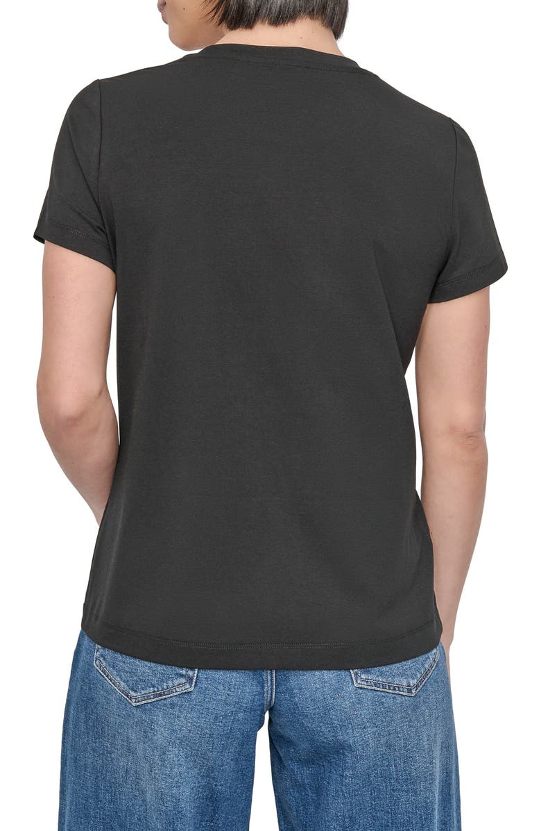 DKNY Bow Bridge Graphic T-Shirt, Alternate, color, 