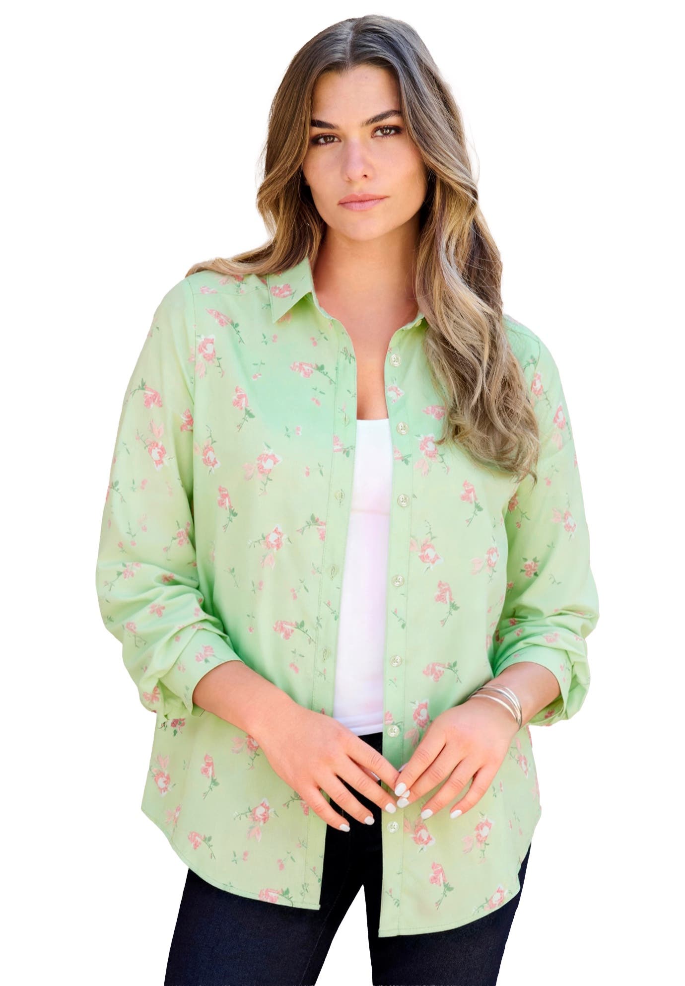 GREEN MINT PRETTY FLORAL