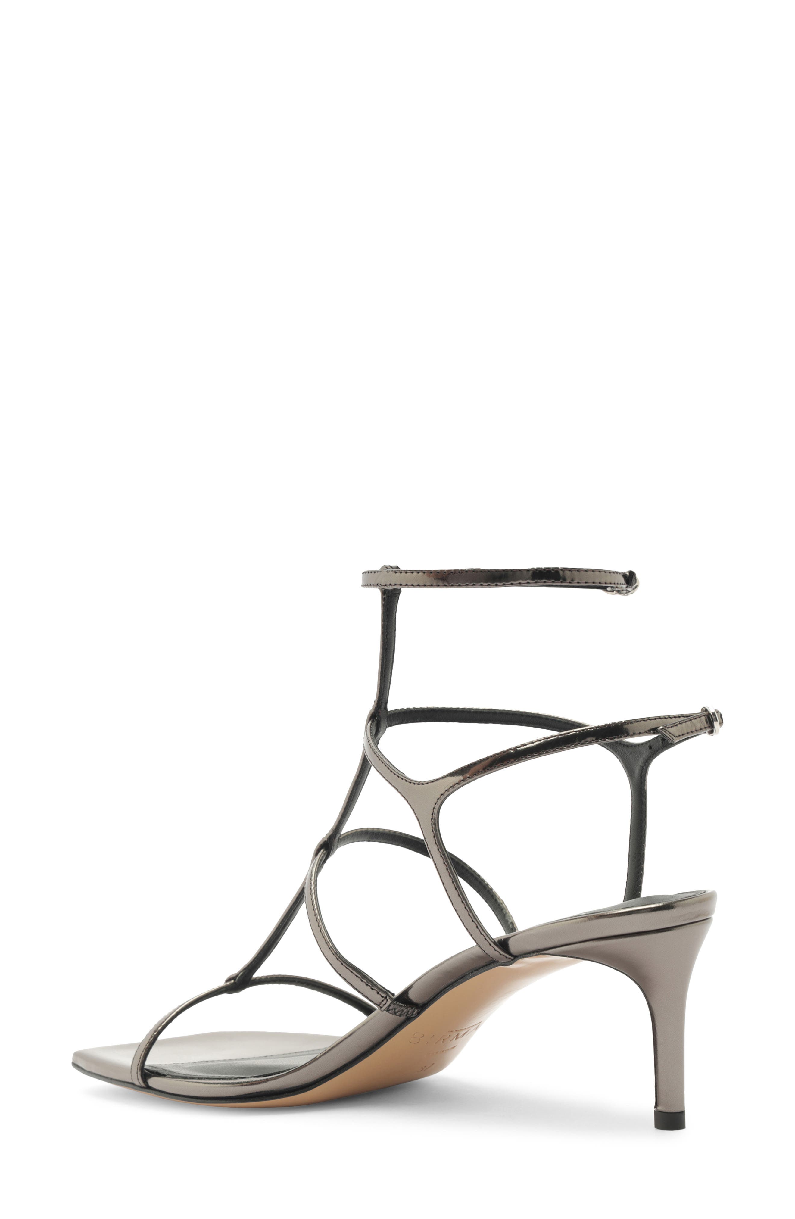 Alexandre Birman Amanda Cage Sandal, Alternate, color, Graphite