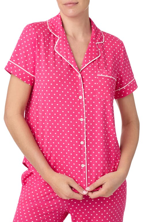 Kate Spade New York 2pc Pajama Set In Pink/white