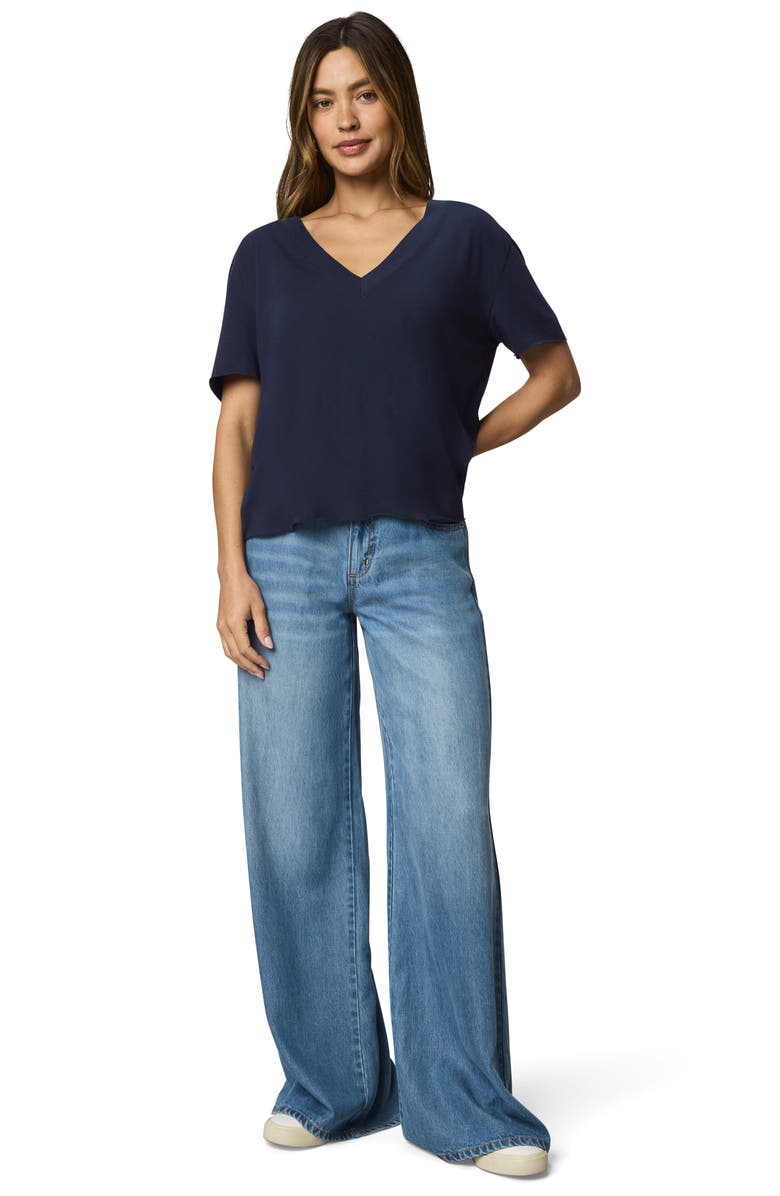 Splendid Kacey V-Neck T-Shirt, Alternate, color, Navy