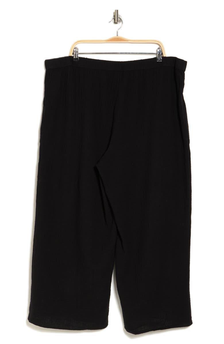 Caslon<sup>®</sup> Gauze Wide Leg Pants, Alternate, color, 
