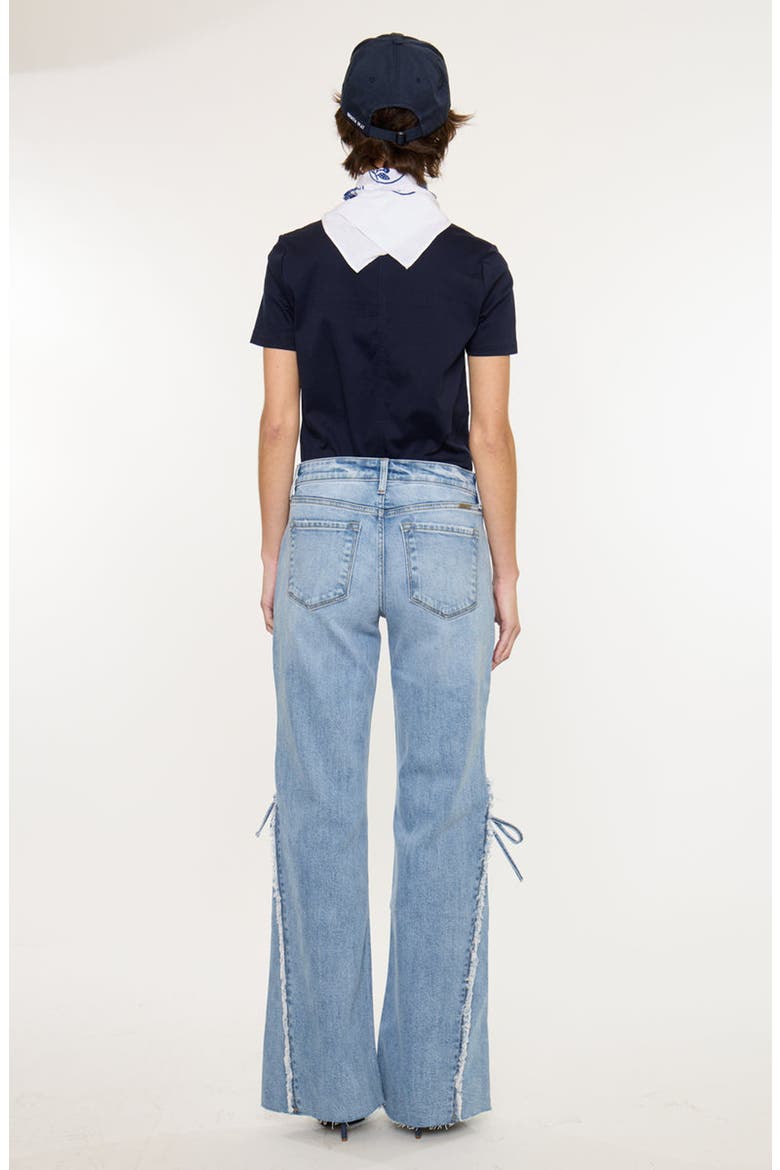 Verna Mid Rise Wide Flare Jeans, Alternate, color, Medium Wash