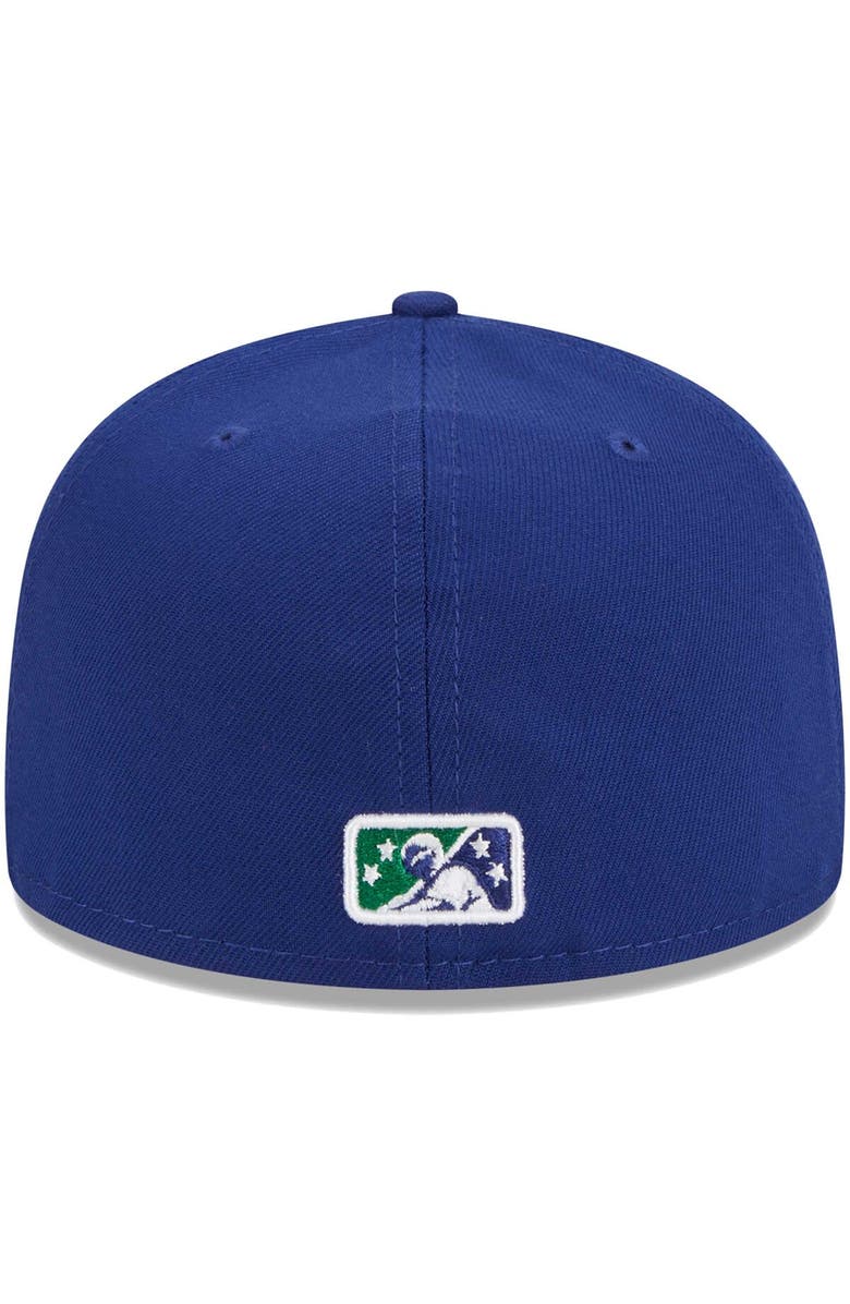 New Era Men's New Era Royal Hartford Yard Goats Theme Nights Hockey 59FIFTY Fitted Hat, Alternate, color,