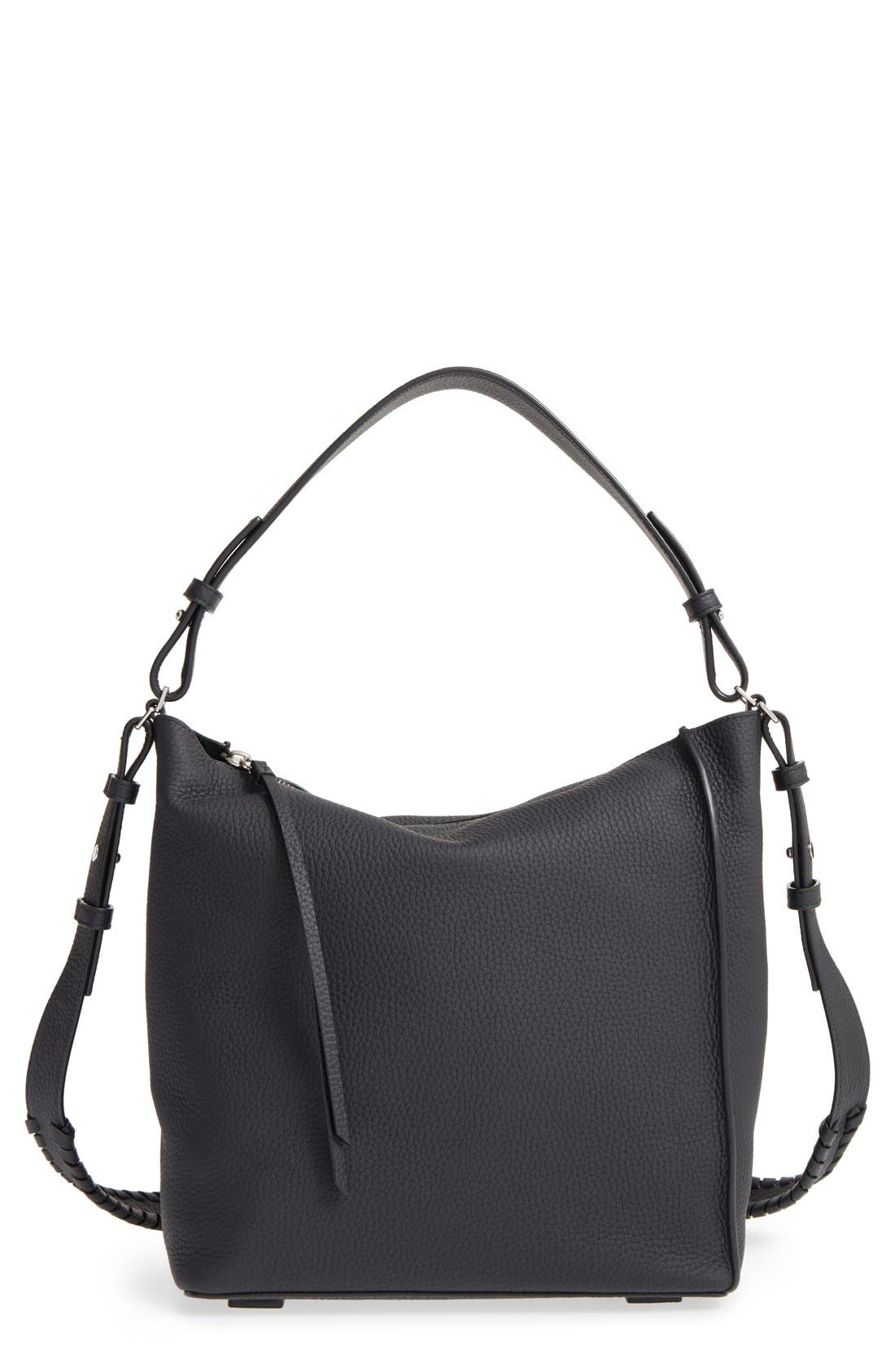 AllSaints Kita Convertible Shoulder Bag, Main, color, 