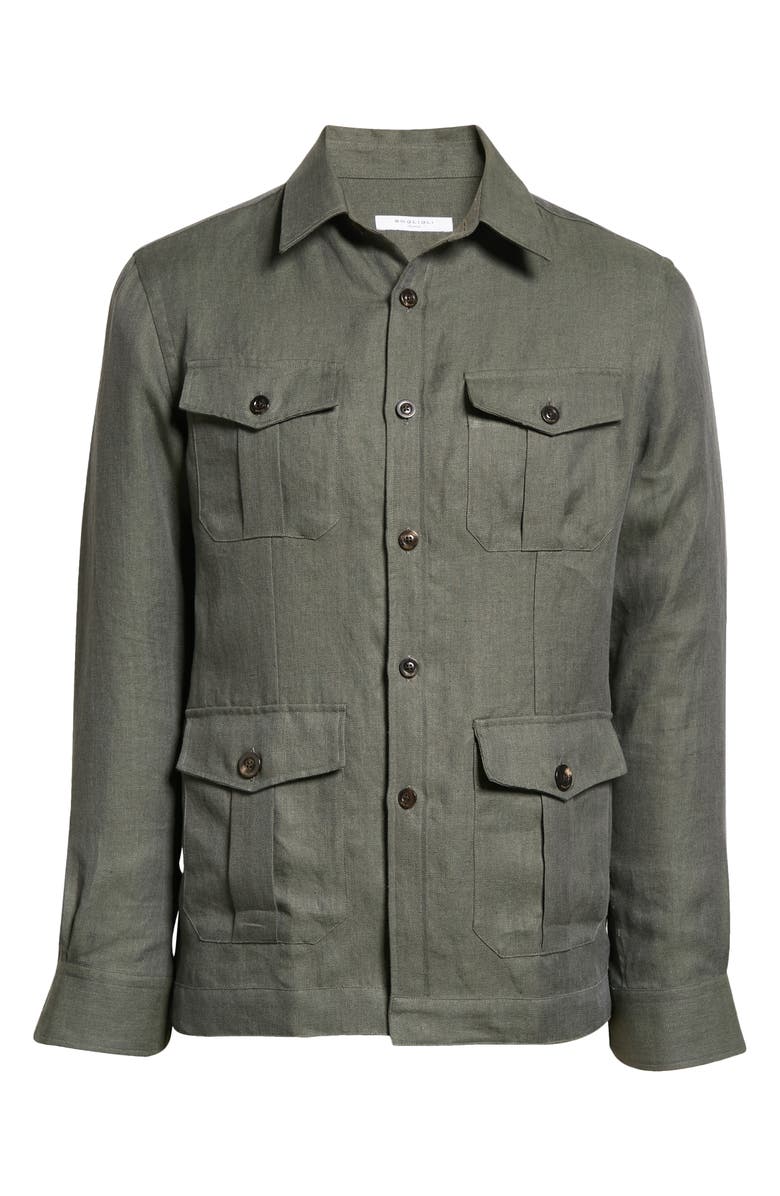 Boglioli Linen Chore Jacket, Alternate, color,