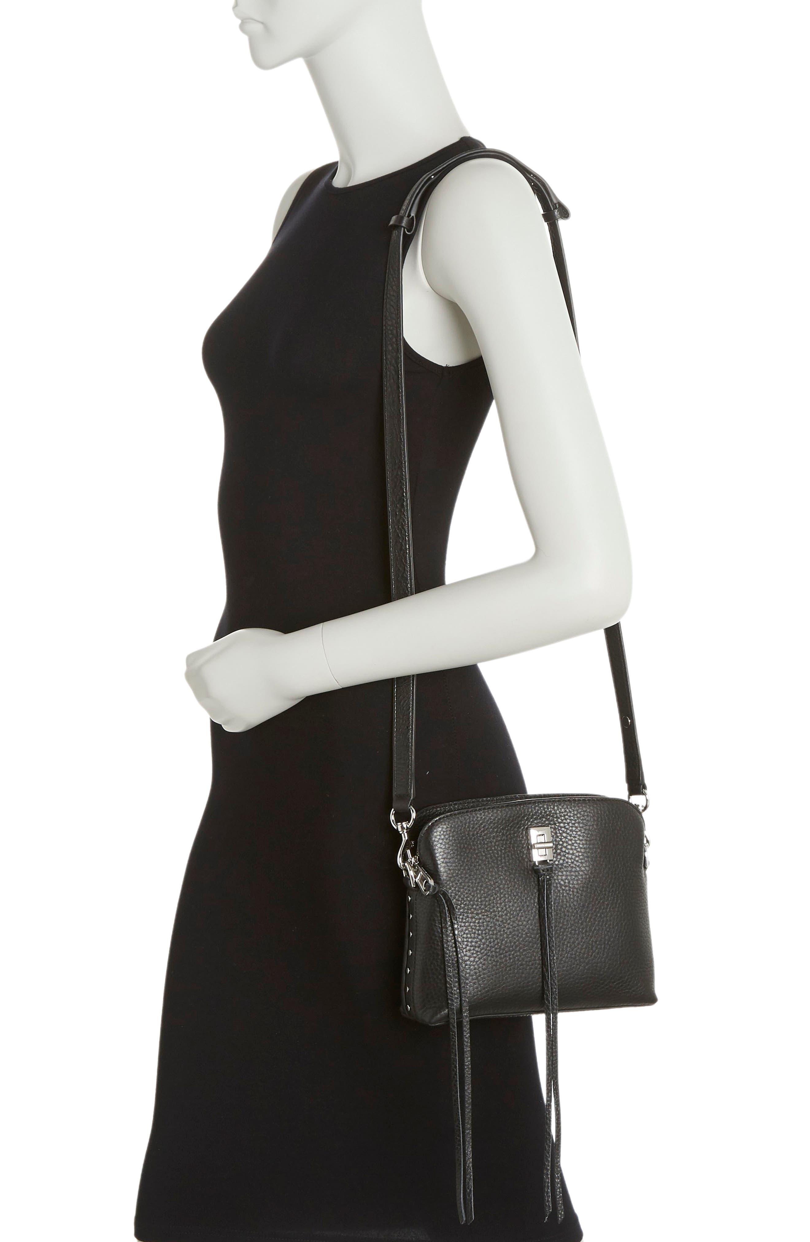 Rebecca Minkoff Darren Small Leather Crossbody Bag, Alternate, color, 