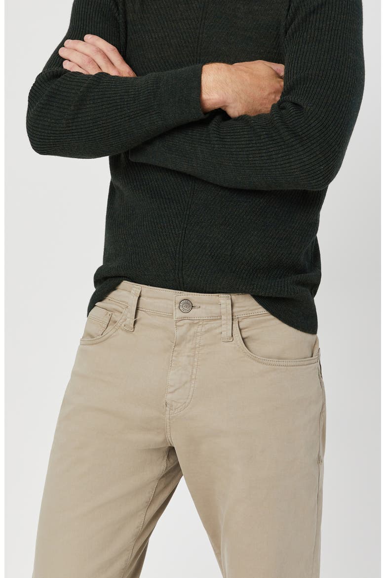Matt Relaxed Straight Leg Twill Pants, Alternate, color, BAMBOO TWILL