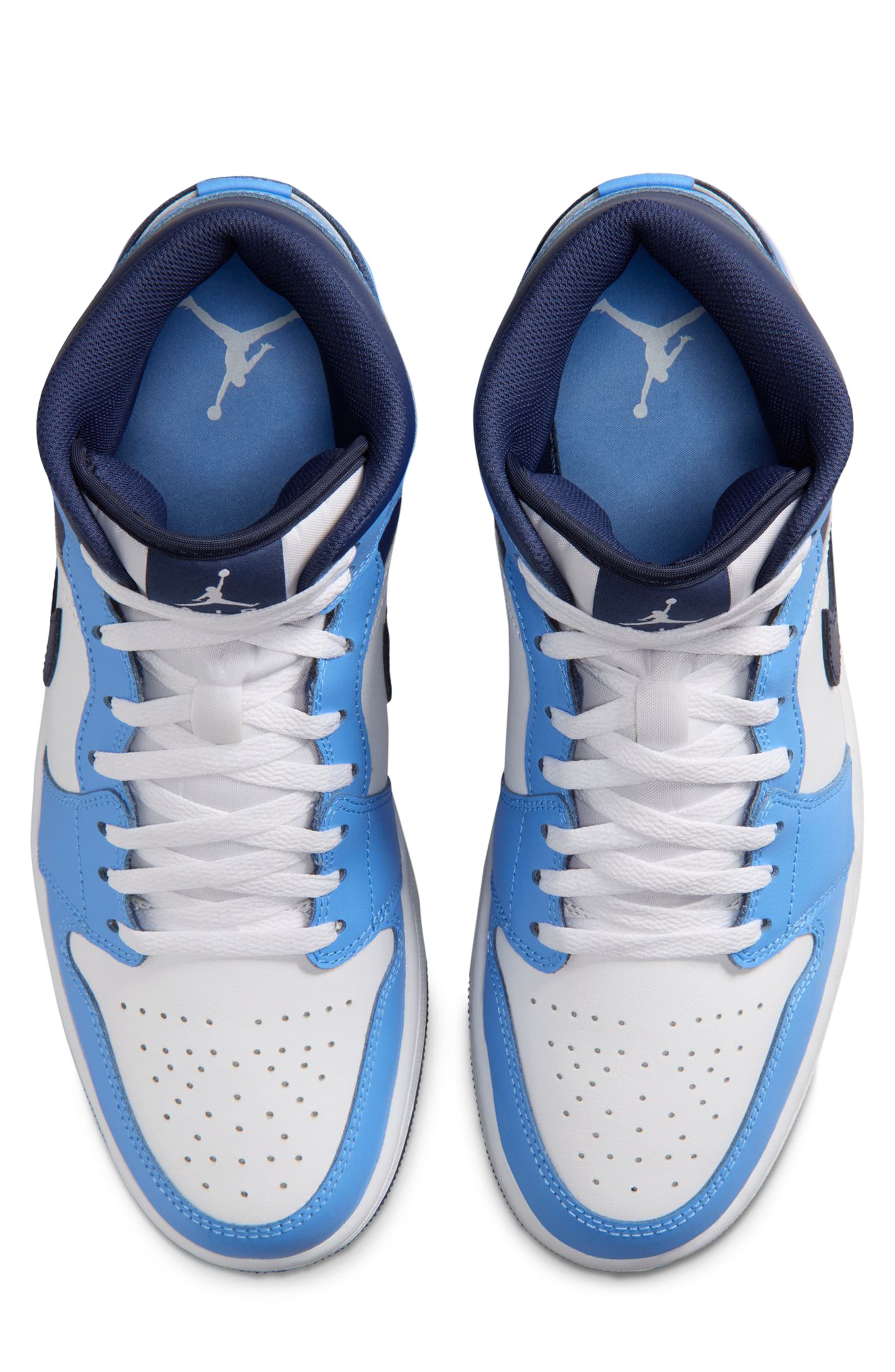 Jordan Air Jordan 1 Mid Basketball Sneaker, Alternate, color, Midnight Navy/ White