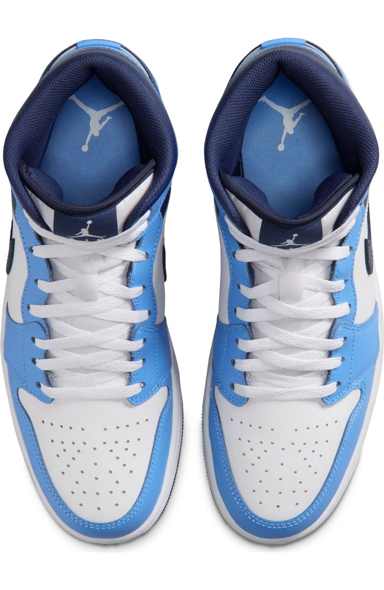 Jordan Air Jordan 1 Mid Basketball Sneaker, Alternate, color, Midnight Navy/ White
