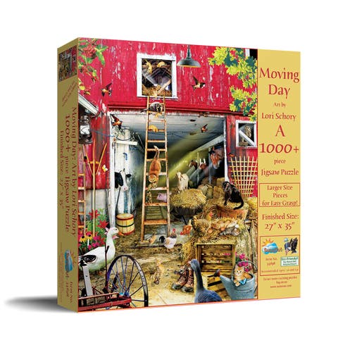 Moving Day 1000 piece Jigsaw Puzzle for Adults Large Pieces