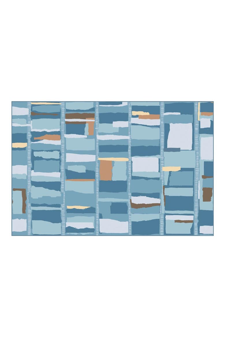 Mountain Clouds Carpet - 6' x 9' Rectangle, Main, color, Blue