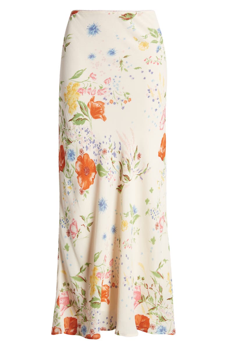 Reformation Layla Floral Midi Skirt, Alternate, color,
