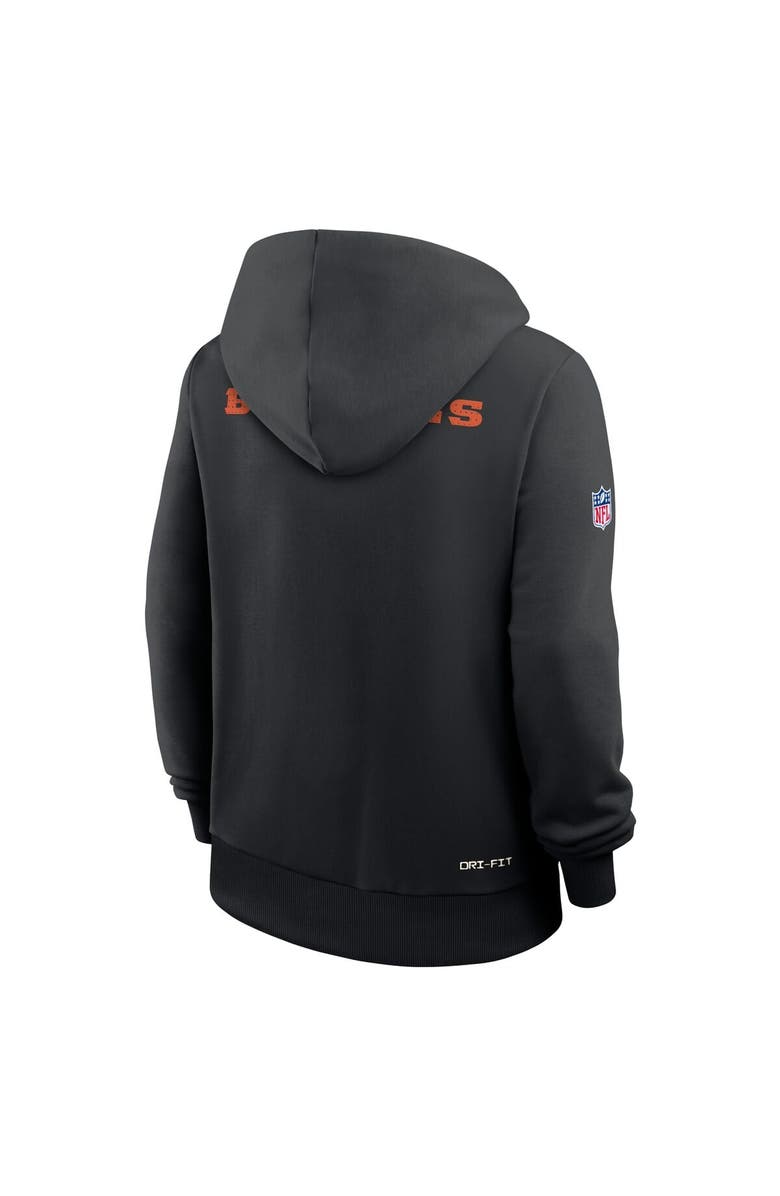 Nike Women's Nike Black Cincinnati Bengals Sideline Standard Issue Initial Home Dri-FIT Hoodie, Alternate, color, Black