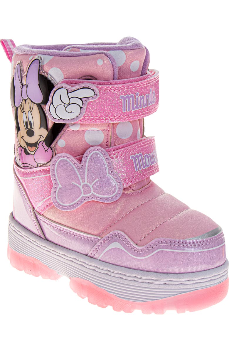 Disney Minnie Mouse Boot Toddler Little Kid, Main, color, Pink