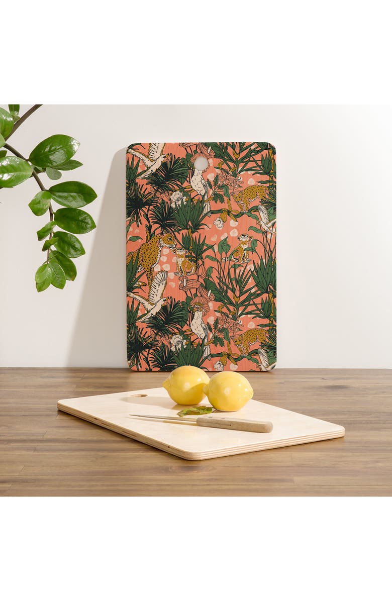 Deny Designs Marta Barragan Camarasa Animal Cutting Board, Alternate, color, Multi