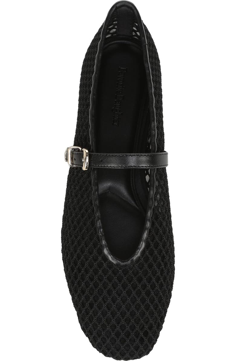 Favorite Daughter Margot Mesh Mary Jane Flat, Alternate, color, Black