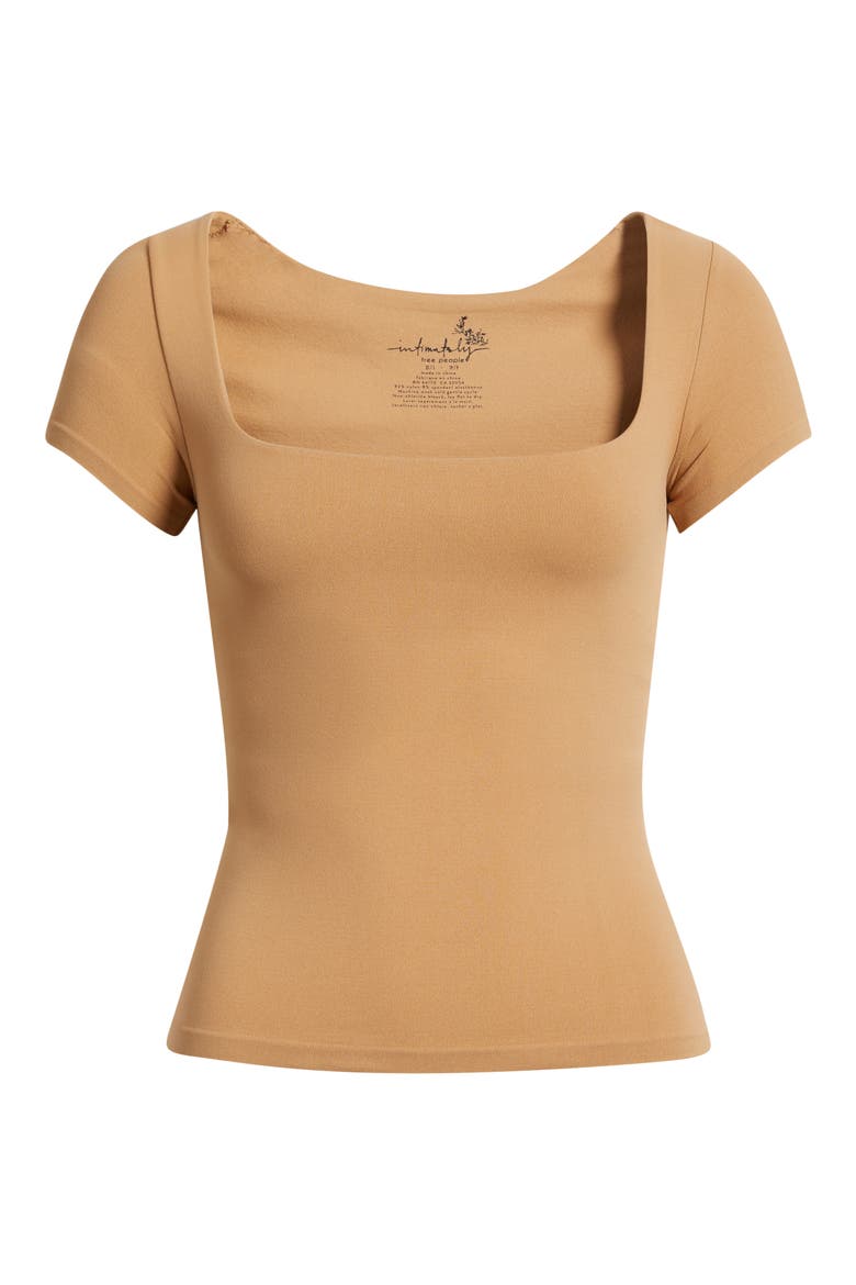 Clean Lines Baby T-Shirt, Alternate, color, TAWNY BIRCH