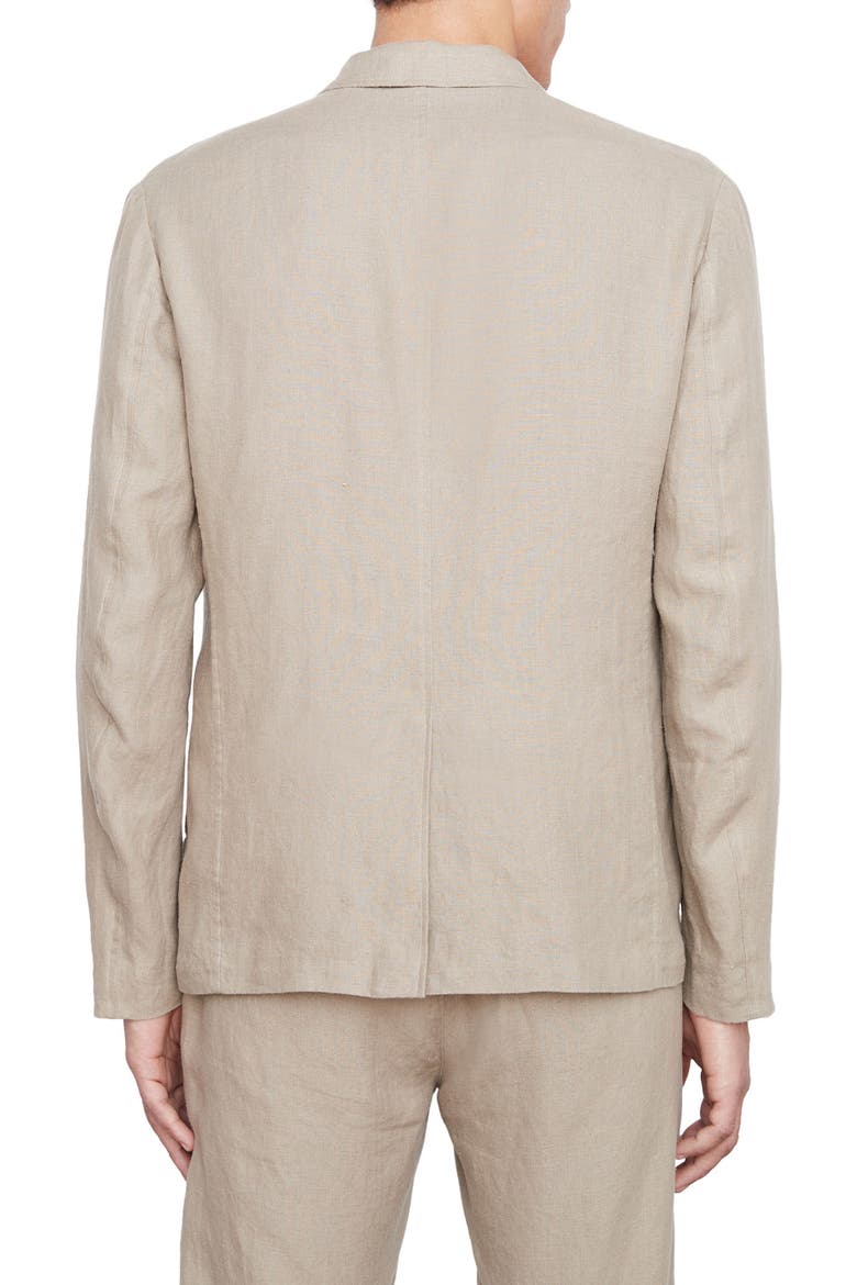 Relaxed Fit Hemp Sport Coat, Alternate, color, DARK TAUPE