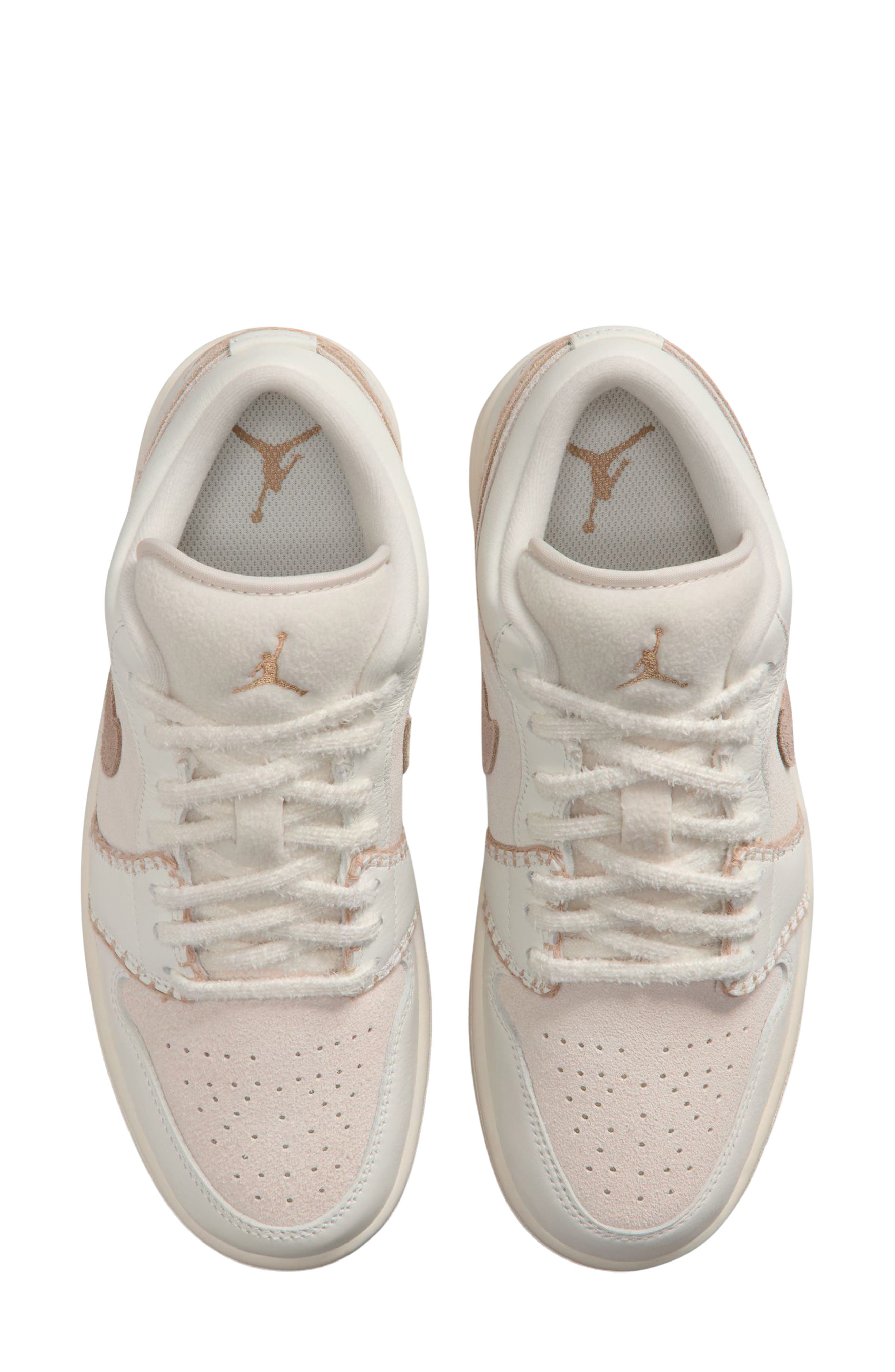 Jordan Air Jordan 1 Low SE Basketball Sneaker, Alternate, color, Light Ore Wood Brown/ Sail